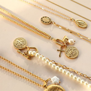 Inspirational Sets Create trendy necklaces with stainless steel charms and pendants