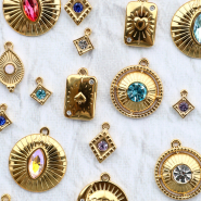 NEW NEW! Unique stainless steel charms