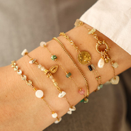 Inspirational Sets Create boho necklaces with stainless steel findings with stones