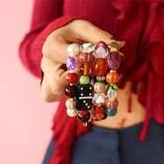 Inspirational Sets Mix & match: funky glass beads and ceramic beads