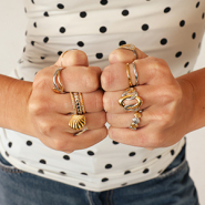 NEW NEW! Stainless steel rings and charms