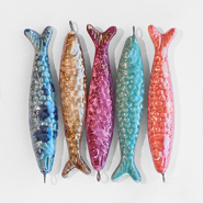 NEW DQ Greek ceramic sardine charms