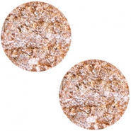 Goldstein flat 12 mm cabochon polaris elements Rose peach