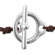 DQ European metal beads silver DQ European metal findings antique silver