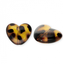 heart with leopard print