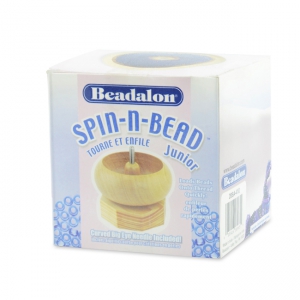 Beadalon Spin-N-Bead Junior Bead Loader Wood
