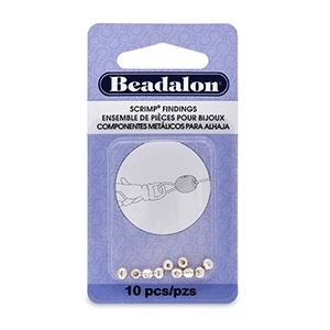 Beadalon Scrimps Oval 3.5mm Silver