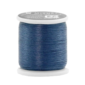 Miyuki beading cord Denim Blue