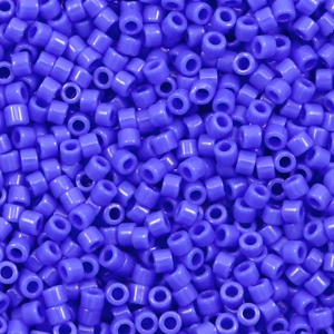 Miyuki beads delica's 11/0 Opaque Cyan Blue