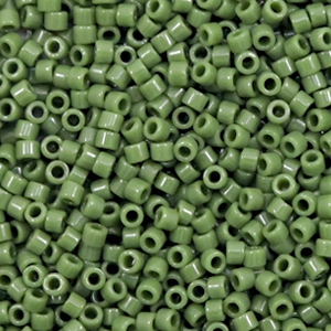Miyuki beads delica's 11/0 Opaque Avocado Green