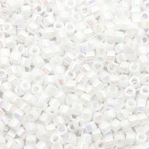 Miyuki beads delica's 11/0 White Pearl AB