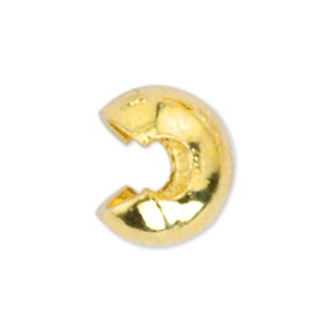 Beadalon Crimp Cover 5mm Gold