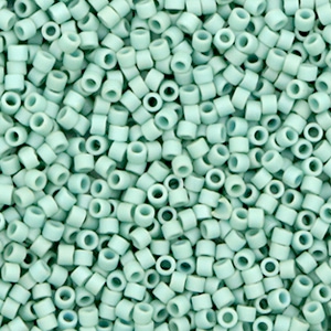 Miyuki beads delica's 11/0 Opaque Matte Luster Sea Foam Green DB-374