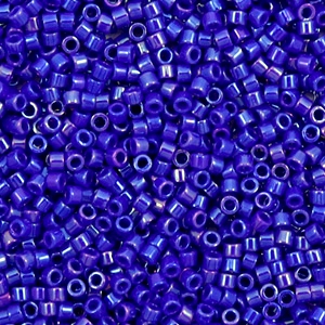 Miyuki beads delica's 11/0 Opaque Luster Cobalt Blue DB-216