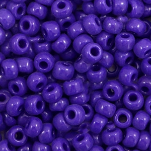 Miyuki seed beads 6/0 Opaque Cobalt Blue 6-414
