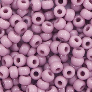 Miyuki seed beads 6/0 Opaque Mauve Purple 6-410