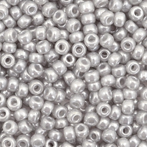 Miyuki seed beads 8/0 Ceylon Silver Gray 8-526