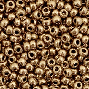 Miyuki seed beads 8/0 Metallic Dark Bronze 8-457