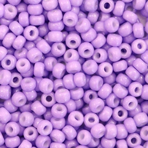 Miyuki seed beads 8/0 Duracoat Opaque Columbine Purple 8-4488