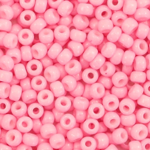 Miyuki seed beads 8/0 Duracoat Opaque Light Carnation Pink 8-4466