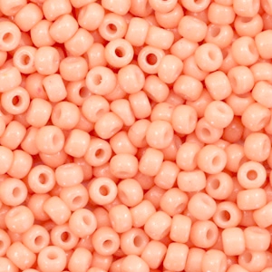 Miyuki seed beads 8/0 Duracoat Opaque Tea Rose 8-4461