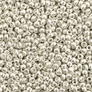 Miyuki seed beads 11/0 Galvanized Silver 11-1051