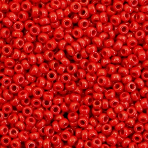 Miyuki seed beads 11/0 Opaque Luster Red 11-426
