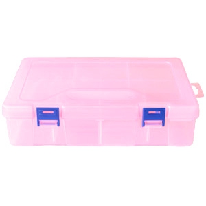 Jewellery display 8 compartment/2 layers storage box Pink