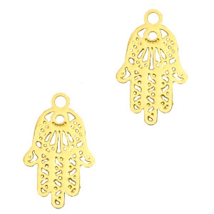 Bohemian charms Hamsa hand Gold