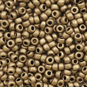 Miyuki seed beads 8/0 Metallic Matte Dark Bronze 8-2006