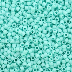 Miyuki beads delica's 11/0 Opaque Matte Sea Opal Green DB-1586