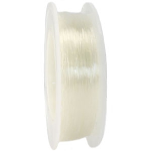 Elastic stringing thread 0.8mm Transparent