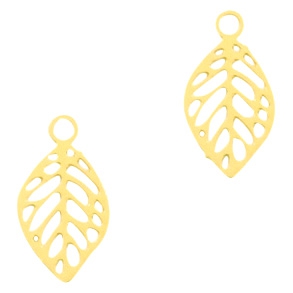 Bohemian charms leaf Gold