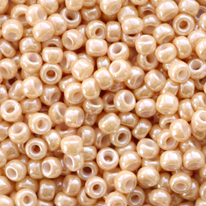 Miyuki seed beads 8/0 Ceylon Light Caramel Beige 8-593