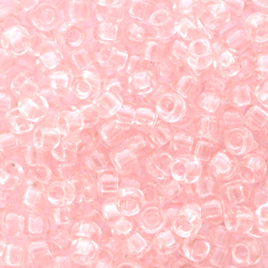 Miyuki seed beads 8/0 Transparent Light Tea Rose 8-155