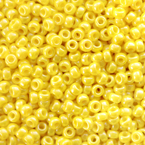 Miyuki seed beads 11/0 Opaque Luster Yellow 11-422