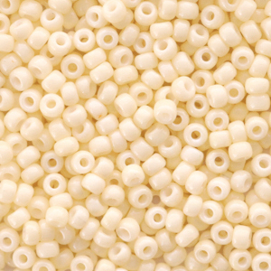 Miyuki seed beads 11/0 Opaque Dark Cream Beige 11-492