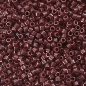 Miyuki beads delica's 11/0 Opaque Currant Brown DB-1134