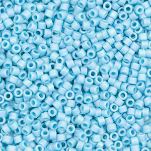 Miyuki beads delica's 11/0 Opaque Turquoise Blue DB-725