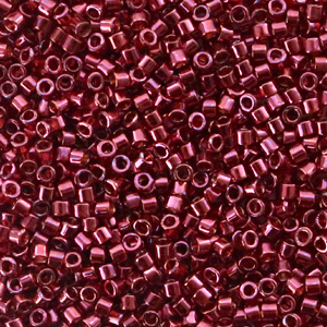 Miyuki beads delica's 11/0 Gold Luster Wine Red DB-116