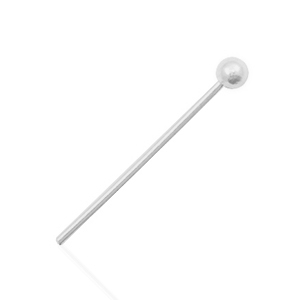 925 Silver findings headpins 20mm Silver