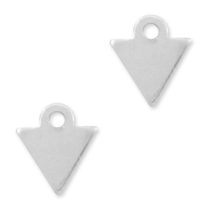 925 Silver charms triangle Silver