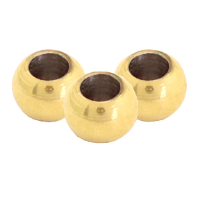Stainless steel beads 6mm Gold