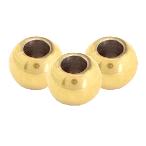 Stainless steel beads 5mm Gold