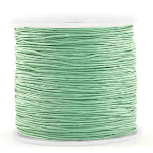 Macram&eacute; bead cord 0.8mm Basil Green