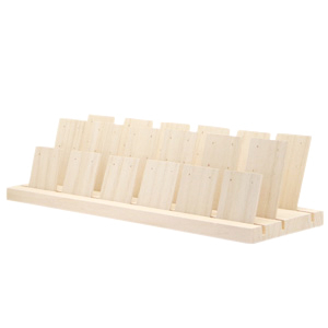Jewellery display wood for earrings Natural (natural wood colour)