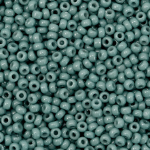 Miyuki seed beads 11/0 Duracoat Opaque Eucalyptus Green 11-4481