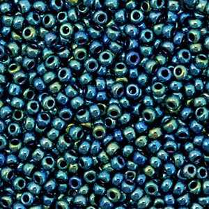 Miyuki seed beads 11/0 Metallic Iris Indigo Blue 11-467