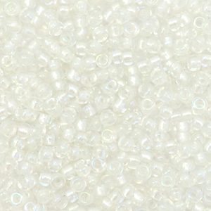 Miyuki seed beads 11/0 Fancy Lined Soft White 11-3637