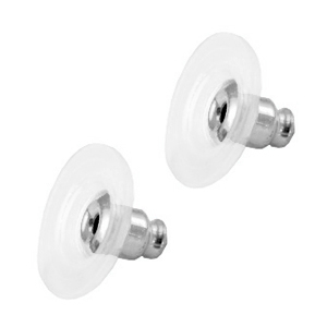Stainless steel earrings earring backs Silver